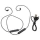 thumbnail image 1 of Cable de auriculares BT recargable de 2 pines, reemplazo de auriculares actualizados, Cable inalámbrico con Control de volumen de micrófono para Massdrop, 1 of 5