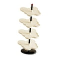 thumbnail image 2 of DOLITY Vertical Shoe Rack Corner Storage Organizer for Apartment Dormitory Entryway 4 Tier White, 2 of 9