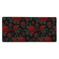 thumbnail image 2 of Disketp Roses Gaming Mouse Mat Long Extended Mouse Pad Desk Mat Non-Slip Rubber Mice Pads Stitched Edges(315.5 x 16 x 0.12 Inches), 2 of 8