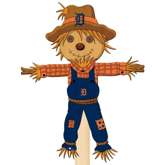 Detroit Tigers 12" Scarecrow Yard Stake
