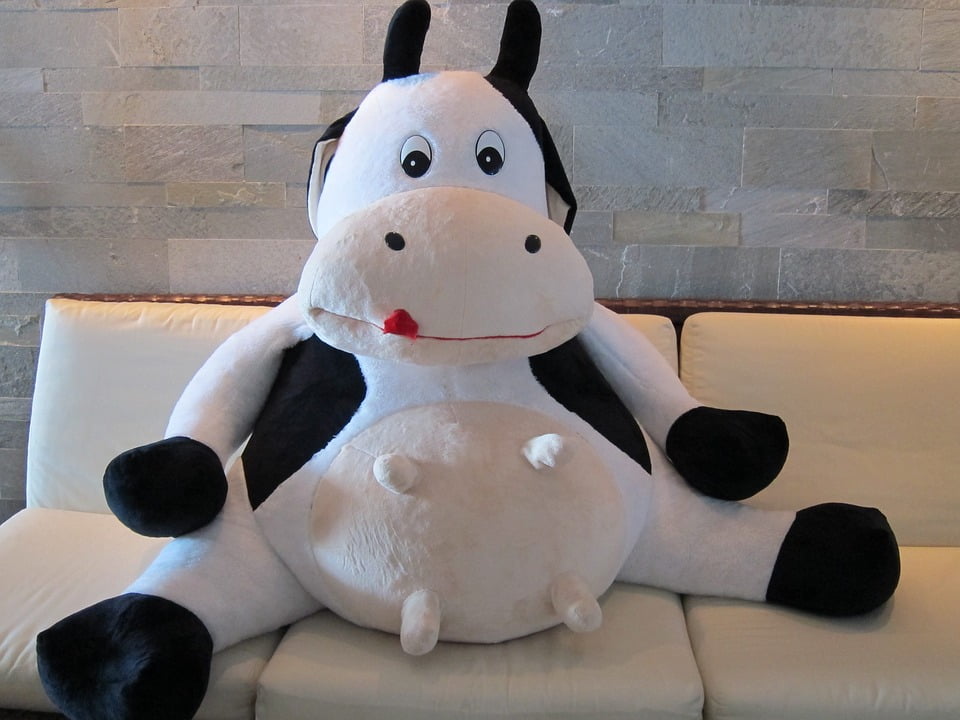 cute cow soft toy