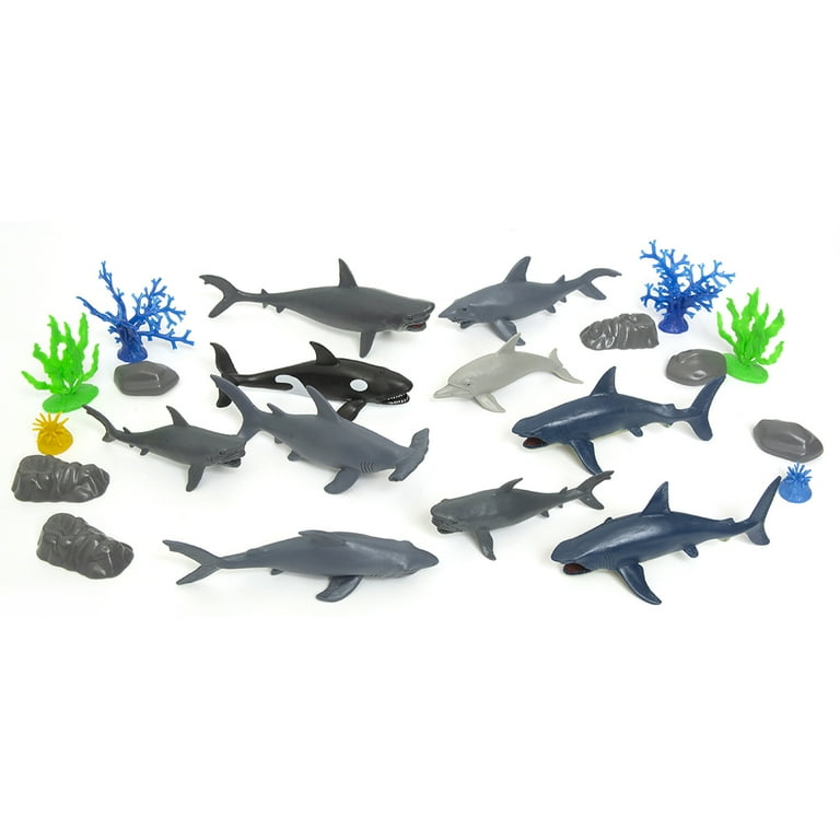 Zoo Troop Ocean Life Adventure Bucket – 40-Piece Sea Creature Play