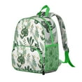 thumbnail image 2 of Floral and Skull Students Backpack - Boho Vintage Style with Bright Tropical Flowers and Leaves, Durable Water-Resistant Backpack for School Use, 2 of 4