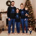 thumbnail image 5 of RUINIXCW Family Christmas Pajamas Matching Sets Xmas PJS Holiday Jammies for Whole Family Tree Long Sleeve Tops and Plaid Pants Family Christmas Outfits Sleepwear, 5 of 10