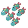 thumbnail image 2 of 5 pegatinas con diseño de peces de dibujos animados para bañera, antideslizantes, para uso en el hogar y el dormitorio., 2 of 6