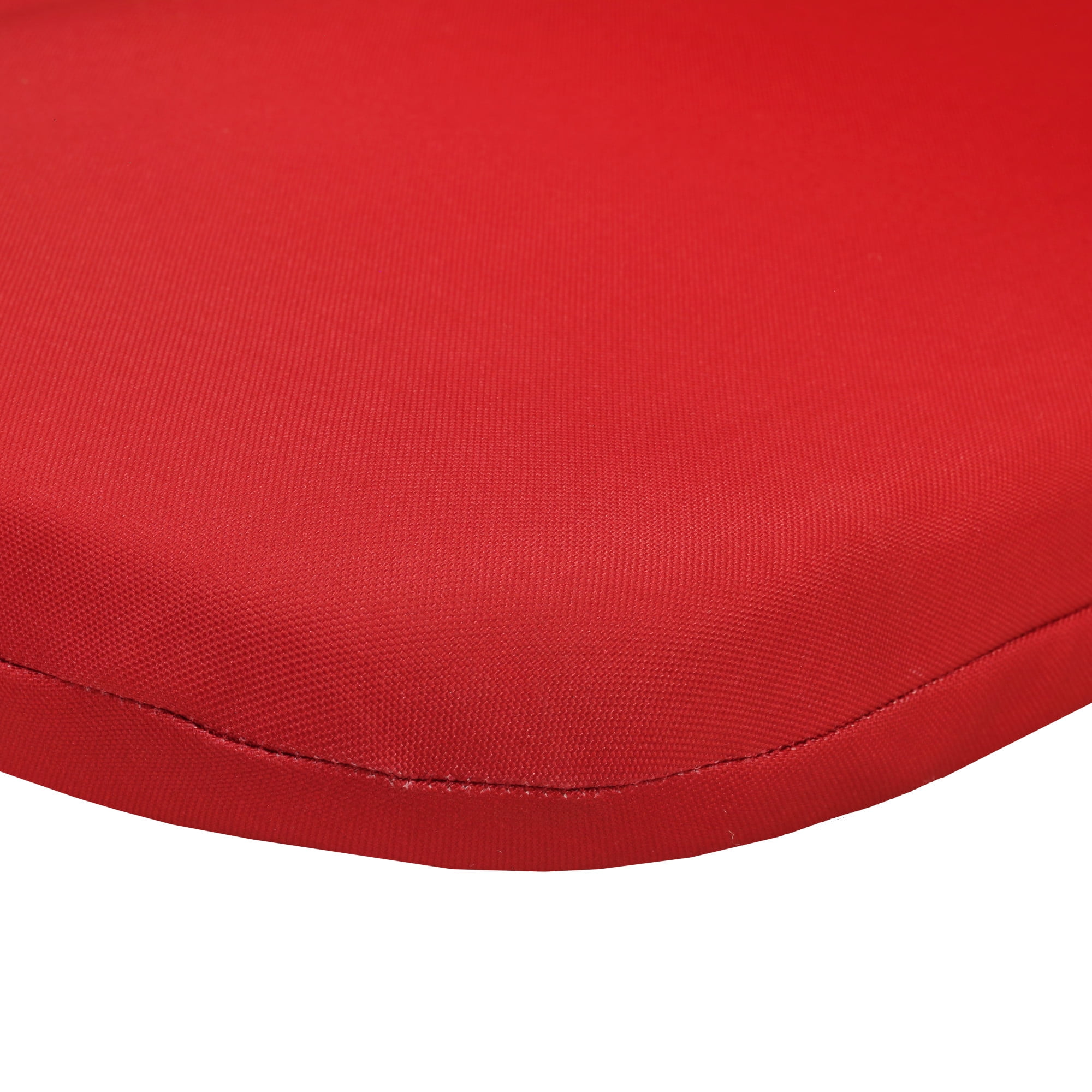 Outdoor Solid Olefin Textured High Back Cushion 20 x 45 in Red