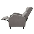 thumbnail image 4 of Abble Push Back Fabric Manual Recliner Chair Single Rclining Sofa for Living Room, Bedroom -Charcoal Gray, 4 of 6