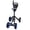 Black/Blue, variant on MacGregor Golf Deluxe VIP 4 Wheel Golf Cart-Black/Blue