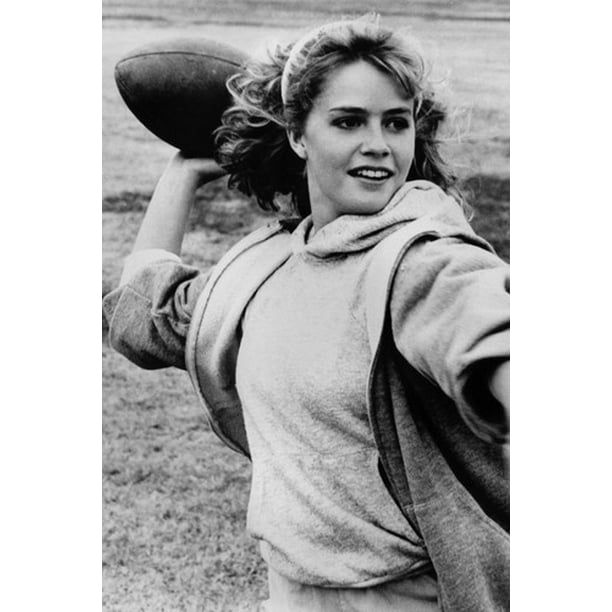 Elisabeth Shue In The Karate Kid Throwing American Football 24x36 Poster Walmart Com Walmart Com
