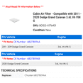 thumbnail image 2 of Cabin Air Filter - Compatible with 2011 - 2020 Dodge Grand Caravan 3.6L V6 VIN G 2012 2013 2014 2015 2016 2017 2018 2019, 2 of 2
