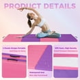 thumbnail image 2 of Folding Gymnastics Tumbling Mat with Carry Handles, Thick Exercise Mat for Yoga/Pilates/Stretching, 2 of 6