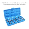 thumbnail image 2 of Set of 10PCS 12 Point Triple Square S pline Bit Socket Set with Portable G, 2 of 8