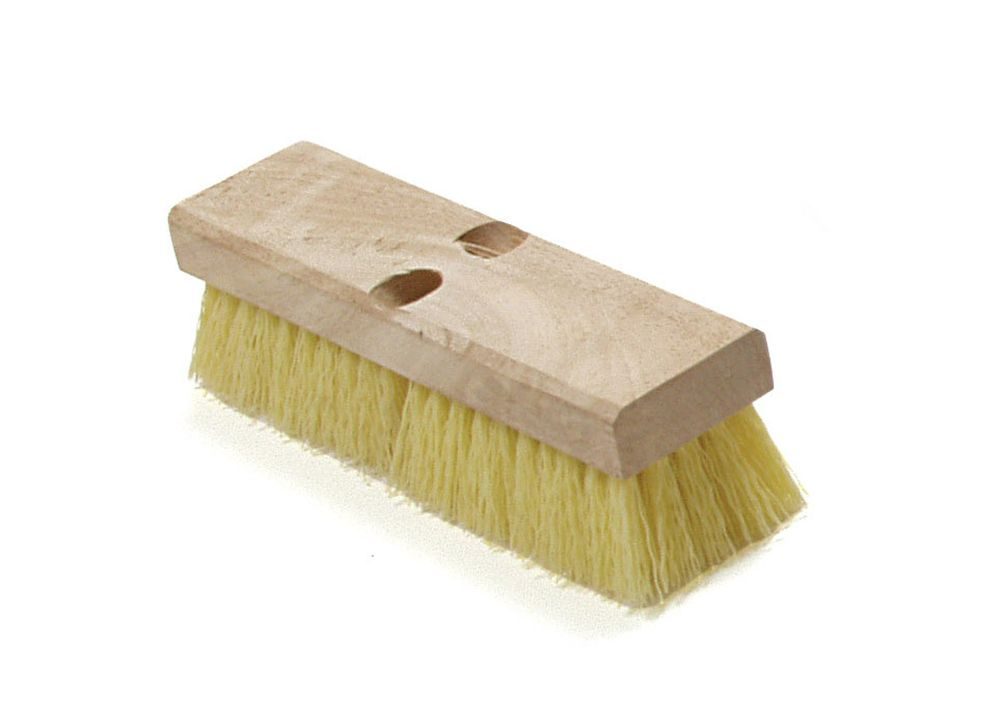 Malish 12" Crimped Polypropylene Janitorial Deck Scrubs