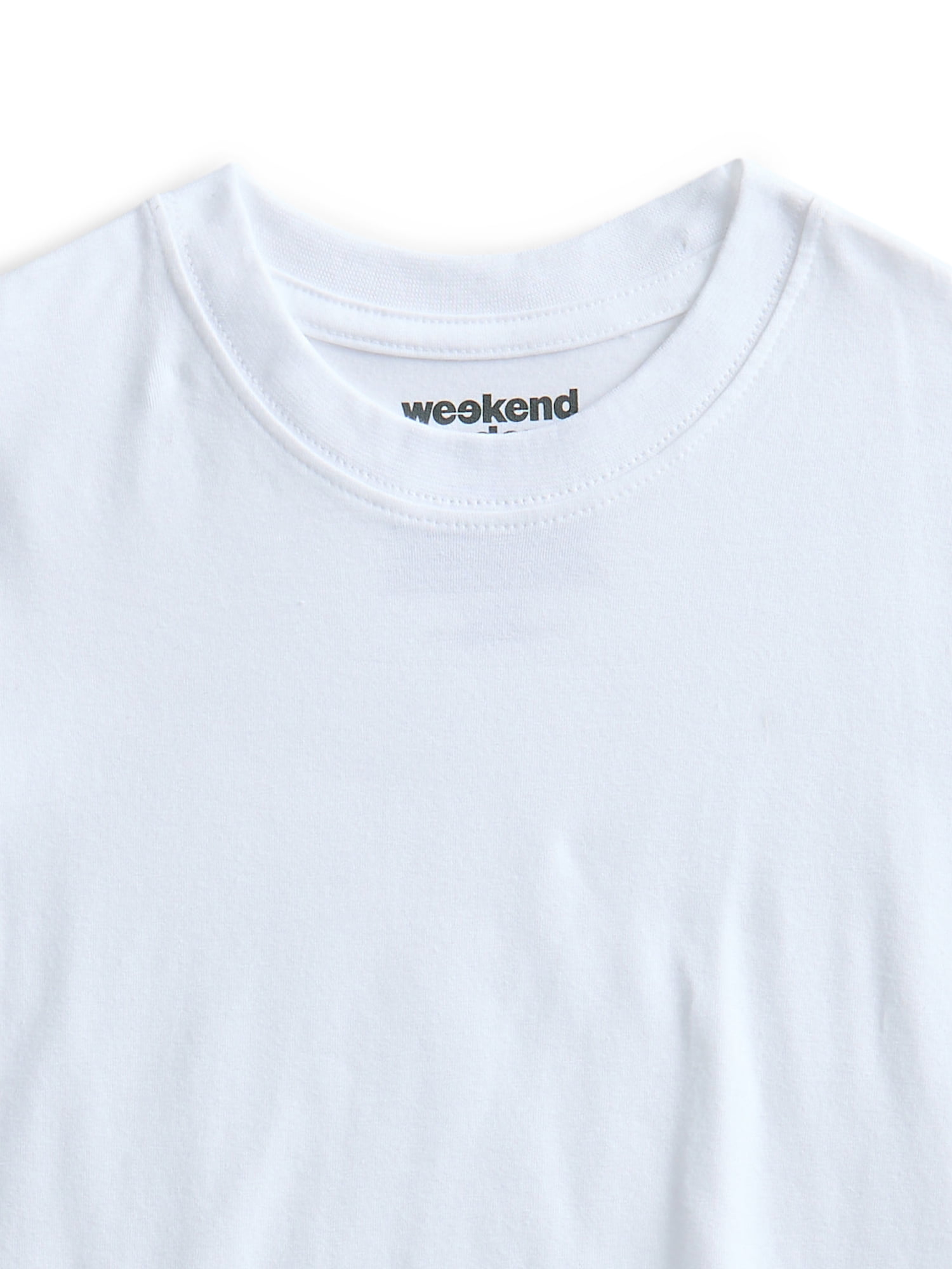 Weekend Academy Boys Cotton Blend Stretch Jersey Tee, 4-Pack, S-XL