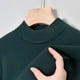 thumbnail image 1 of Suéter de color puro para hombre, suéter holgado de cuello alto de invierno, suéter grueso y cálido, ajuste holgado, 1 of 6