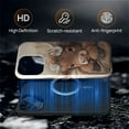 thumbnail image 6 of FKBRCL4U for iPhone 14 Pro Max Compatible with Magsafe Case Cute Brown Highland Cow Sleeping Pattern for Girl Boy Full Body Magnetic Design Soft Silicone Protection, 6 of 7