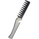 thumbnail image 1 of Folding Comb For Men Stainless Steel Handle Folding Comb Portable Hair Comb Folding Comb For Hair Styling Design, 1 of 4