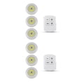 thumbnail image 2 of Advancent Debajo del gabinete Luz COB Lámparas regulables Armario de seguridad Escaleras Cocina Dormitorio Iluminación nocturna Funciona con Type1 NO1, 2 of 6