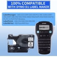 thumbnail image 3 of wqlpp-Black on White Label Tape Compatible for DYMO D1 Label Tape 45013 (3-Pack), 3 of 4