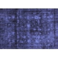 thumbnail image 1 of Ahgly Company Machine Washable Indoor Rectangle Abstract Blue Modern Area Rugs, 3' x 5', 1 of 4