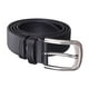 thumbnail image 2 of Cinturón para hombre jinwen de cuero PU ajustable con hebilla de metal Negro 120cm, 2 of 8