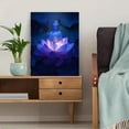 thumbnail image 5 of Meditating Buddha Lotus Canvas Wall Art, Decor for Living Room Bedroom Meditation Yoga Studio Office Sanctuary, 5 of 8