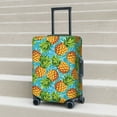 thumbnail image 6 of Disketp Pineapple Elastic Travel Luggage Cover Travel Suitcase Protective Cover For Trunk Case Apply To 18''-32'' Suitcase Cover-Large, 6 of 7