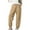 Khaki, variant on Avtoify Girls Pants Causal, Girls Sweatpants Plus Size, Children's Loose Casual and Comfortable Work Pants, Ankle-Tied Pocket Sports Pants