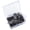Black, variant on Ywmsfl Set of 100 Colorful Flag Shaped Push Pins Set Assorted Color Thumbtacks For Wall Maps Cork Boards And Offices Displays