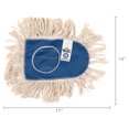 thumbnail image 6 of Nine Forty Industrial Strength Ultimate Cotton Floor Dust Mop Wedge Refill | Commercial Cleaner Mop Head Replacement - 2 Pack, 6 of 6