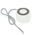 thumbnail image 1 of Energise to Release Electromagnet with M8 Mounting Holes - 24V DC/40W - 80mm dia x 50mm thick - 176.37lbs Pull (Pack of 1), 1 of 3