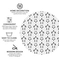 thumbnail image 3 of Lsque Hand Drawn Turtle Pattern 4" Drink Coasters Set of 4, PVC Leather Absorbent Coasters, Table Coaster Set Decorative Coffee Cup Coasters Housewarming Gift -Round Shape, 3 of 6