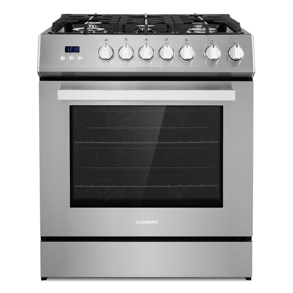 30 in. Nebula Collection 5.0 cu. ft. 5 burner Gas Range in Stainless Steel