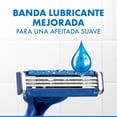 thumbnail image 4 of Máquina de Afeitar Gillette Prestobarba3 con 3 Hojas, Afeitada al Ras, 3 pzas, 4 of 5