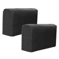 thumbnail image 1 of MasteelfCA 2pcs Universal Elastic Sofa Armrest Cover Simple Sofa Side Towels Protective Cloth for Home Office (Black), 1 of 7