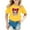 0-Yellow1423, variant on Lullu Girls Cartoon Figure Graphic Tee Casual Short Sleeve Crewneck T-Shirt, Sizes 3-12
