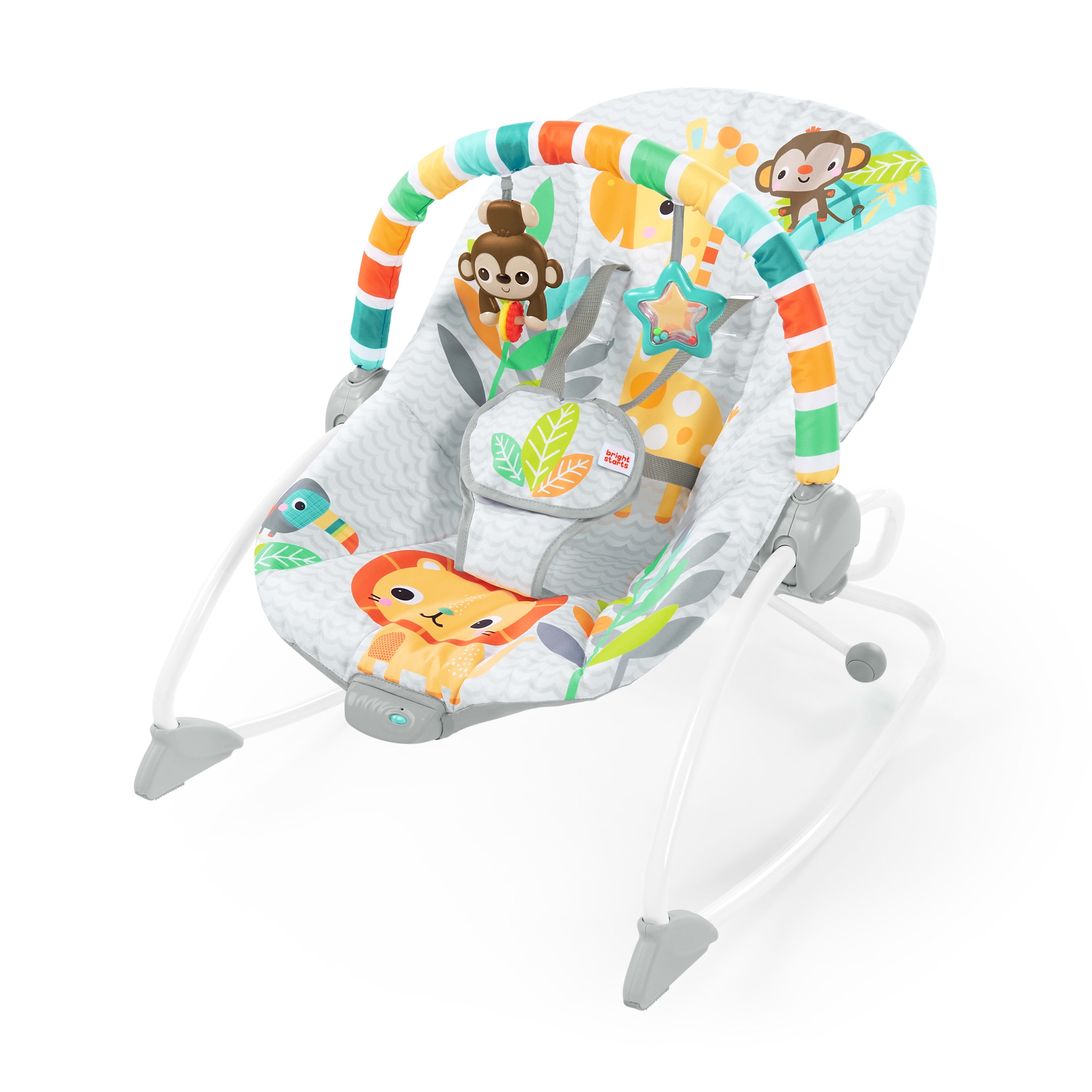 New Infant-To-Toddler Rocker Baby Seat Swing Chair Bouncer Safari Newborn Cradle 