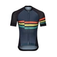 thumbnail image 4 of Camiseta de ciclismo para hombre, camiseta de ciclismo de verano de manga corta, transpirable, de secado rápido, para bicicleta de montaña o carretera, 4 of 5