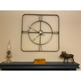 thumbnail image 4 of Wall clock - Square Wrought Iran antique wall clock, 4 of 4