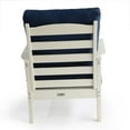 thumbnail image 6 of LuXeo Aspen 3PC Plastic Set Deep Seating Chair with End Table in White/Navy, 6 of 11