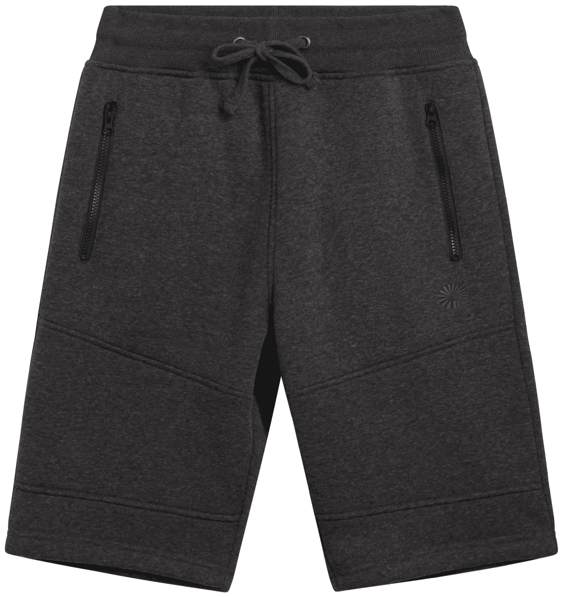 AKADEMIKS Men's Shorts Casual Fleece Moto Shorts with Zipper Pockets