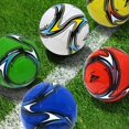 thumbnail image 2 of Balón de fútbol de tamaño 5 de PU, función y diseño superiores, máxima visibilidad del balón para adultos y niños, balón de fútbol de calidad, 2 of 5