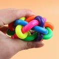 thumbnail image 4 of Shulemin Pet Cats - Cascabel de goma para gatitos, pelota colorida, juguete de entrenamiento para rascar y masticar, multicolor, 4 of 8