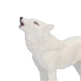 thumbnail image 2 of 2pcs Howling Wolf Action Figure Figurines Toys Howling Wolf Animal Model Educational Presents for Kids, 2 of 4