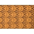 thumbnail image 1 of Ahgly Company Indoor Rectangle Abstract Orange Modern Area Rugs, 2' x 3', 1 of 4