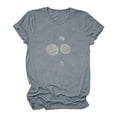 thumbnail image 4 of IROINNID Women Summer Casual T-shirt Printed Round Neck Short Sleeve Fashion Pullover Women Blouse Tops Spring, 4 of 6