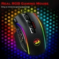 thumbnail image 5 of REDRAGON Gaming Mouse Wired with RGB Light, Computer Mouse Gaming, UP 12400 DPI,12 Side Buttons, MMO Mouse Gaming, 19 Programmable Buttons，Weight Tuning，USB Wired Black Gamer Mouse with Light, 5 of 8