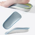 thumbnail image 3 of Ettsollp 2 Pairs 1.5/2.5/3.5CM Height Increasing Insole Shoe Heel Lift Insert Height Elevator Invisible Men Women Arch Support Inner Sole Orthopedic Cushioning Foot Pad, 3 of 8