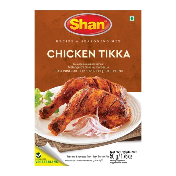 Recette de poulet tikka et mélange d'assaisonnement Shan