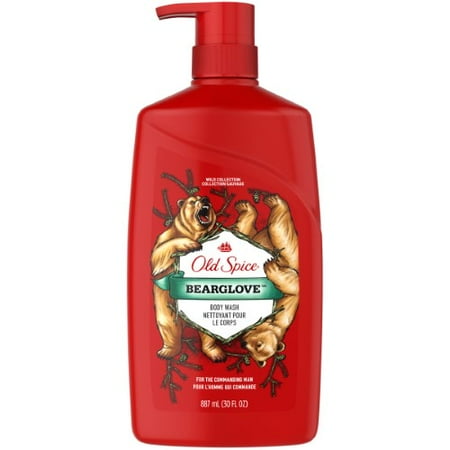 Old Spice Hydrating Body Wash - Old Spice Wild Bearglove Scent Body Wash for Men 30 Oz.